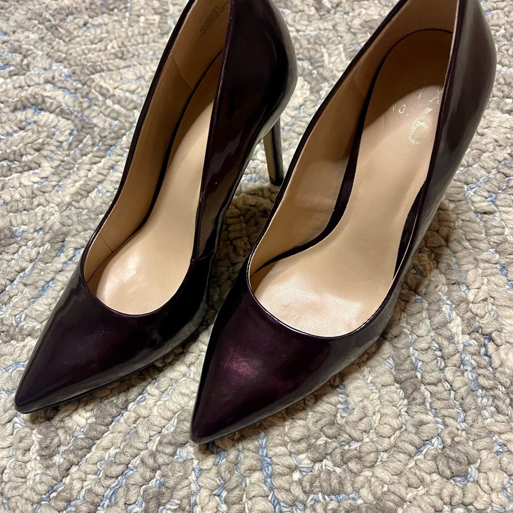 Mix No. 6 - dark plum patent 4inch heels